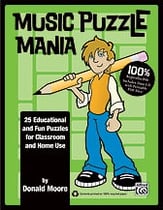 Music Puzzle Mania Reproducible Book & CD